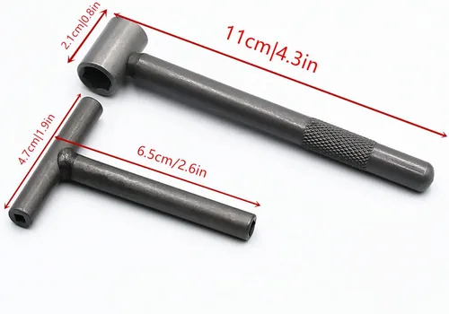Miniatura 2 de Llave de reparación de tornillo de válvula de motor de válvula de scooter de motocicleta, herramienta de ajuste de agujero hexagonal cuadrado
