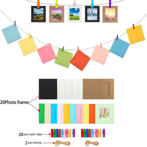 Miniatura 5 de BigTrend - Álbum de película de papel fotográfico de 2 x 3 pulgadas para cámara Fujifilm Instax Mini, Polaroid Snap, Z2300, cámaras instantáneas