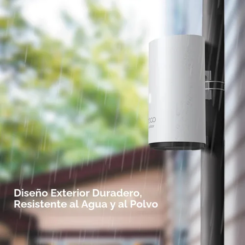 Miniatura 5 de TP-Link Deco WiFi exterior (X50-Outdoor) - AX3000 WiFi de doble banda 6, puertos Gigabit duales, resistente a la intemperie, funciona con malla