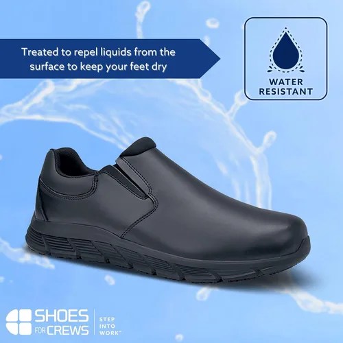 Miniatura 5 de Shoes for Crews Zapatos de trabajo antideslizantes para hombre, cómodos, antideslizantes, ideales para restaurantes, salud, personal minorista