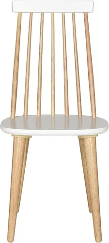 Miniatura 16 de Safavieh American Homes Collection Burris Country Farmhouse - Silla auxiliar con husillo negro Natural