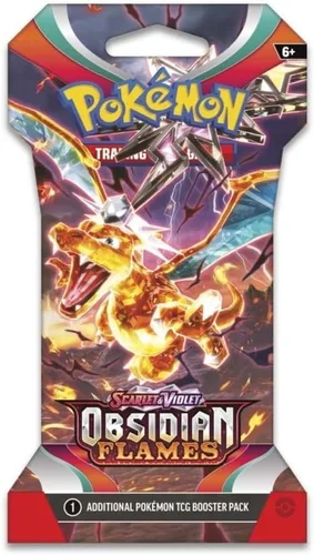Miniatura 2 de Pokemon Scarlet & Violet - Paquete de 8 sobres de 3 llamas de obsidiana