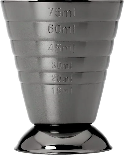 Miniatura 3 de Barfly Taza medidora de barra, 2.5 onzas., Gun Metal Black Negro