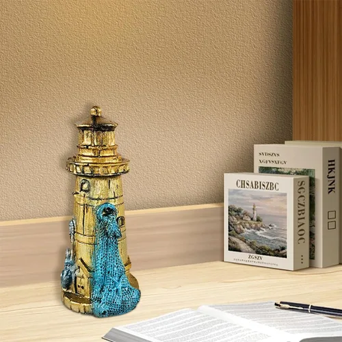Miniatura 2 de Molde de resina de faro 3D, molde de silicona para velas de torre, molde de fundición epoxi náutica para bricolaje, pastel, fondant, jabón, playa