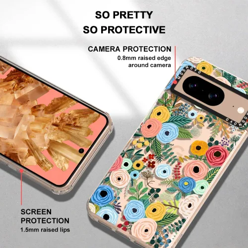 Miniatura 4 de MOSNOVO Funda para Google Pixel 8, [Buffertech protección contra caídas de grado militar de 6.6 pies] [Tecnología antidespegado] Diseño de funda