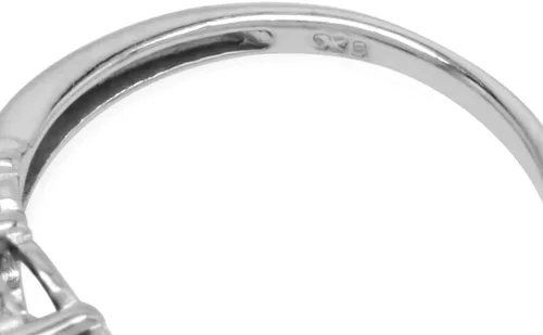 Miniatura 4 de Silvershake Anillo de plata de ley 925 chapado en oro blanco con topacio azul londinense de 2,6 quilates