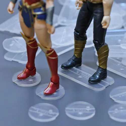 Miniatura 6 de Soporte de exhibición de figuras de acción de 28 piezas de 6 pulgadas con clavija, base para soportes de figuras de acción, compatible con series