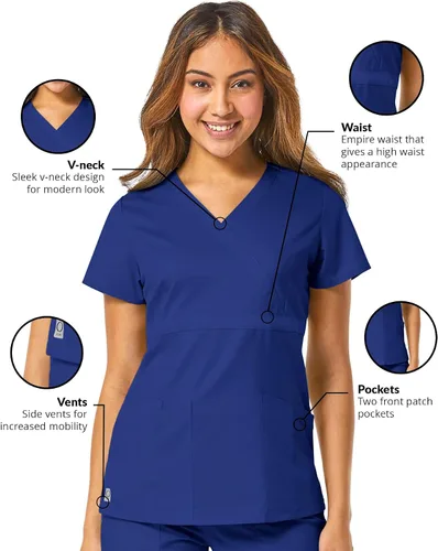 Miniatura 5 de Maevn Top cruzado con panel de malla EON para mujer