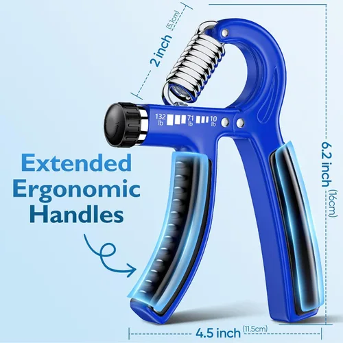 Miniatura 3 de FitBeast Grip Strengthener Forearm Strengthener, Adjustable Hand Grip Strengthener for Strength Training & Rehabilitation, 10-132 lbs Resistance