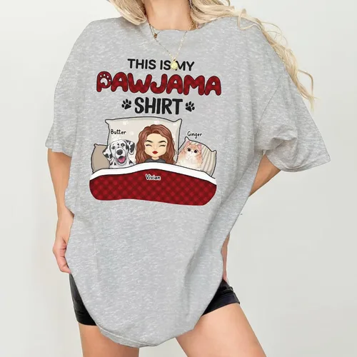 Miniatura 3 de Pawfect House This is My - Camisa de pijama con mascota, camiseta personalizada, regalos de mamá para perros, regalos de cumpleaños para los amantes