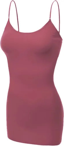 Miniatura 365 de Emmalise Camisola larga casual básica para mujer, con tirantes ajustables, top en capas
