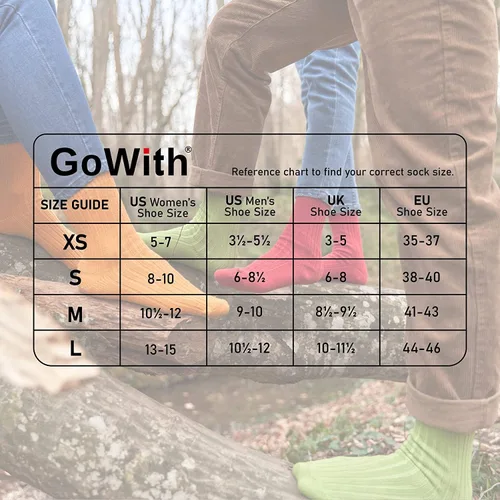 Miniatura 2 de GoWith 4-5 pares de calcetines unisex naturales 97% algodón, cómodos, cómodos, transpirables, sin costuras, calcetines casuales para hombres