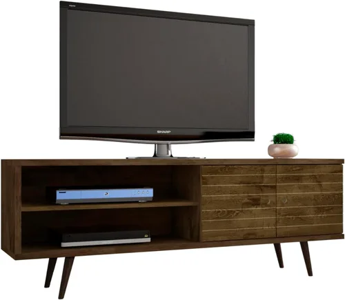 Miniatura 25 de Manhattan Comfort Liberty Soporte de TV Moderno de Mediados de Siglo para Televisores de hasta 46 Pulgadas, Centro de Entretenimiento