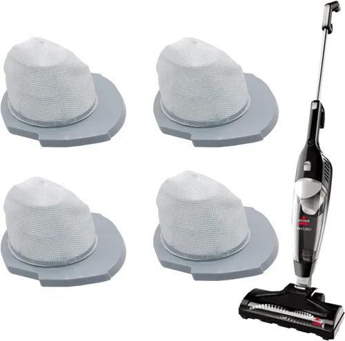 Miniatura 7 de Paquete de 4 filtros 2610 compatibles con Bissell 3 en 1 Turbo Lightweight Stick Vac Series 2610, comparado con el número de pieza 1620624
