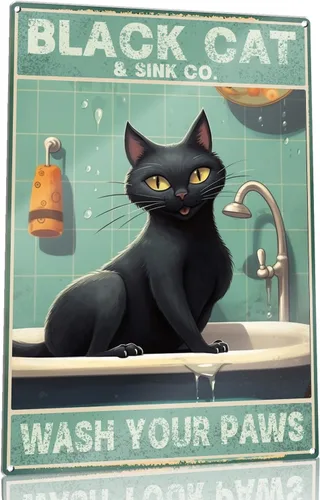 Miniatura 11 de Letreros vintage con texto en inglés «Cat Let Me Pour You A Tall Glass of Get Over It» («Cat Let Me Pour You A Tall Glass of Get Over It»)