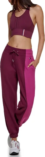 Miniatura 2 de Tommy Hilfiger Pantalones deportivos para mujer Joggers con cordones ajustables