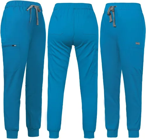 Miniatura 40 de niaahinn Conjunto de uniformes médicos para mujer, uniformes de enfermería, cuello en V clásico y pantalones quirúrgicos para correr