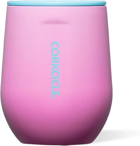 Miniatura 27 de Corkcicle Vaso de Vino Aislado sin Tallo - Mantiene las Bebidas Frías 6 Horas y Calientes 3 Horas - Acero Inoxidable - Fácil Agarre - Regalo