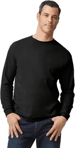 Miniatura 2 de Gildan - Camiseta DryBlend de manga larga para adulto, estilo G8400, paquete de 2