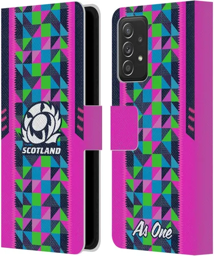 Miniatura 8 de Head Case Designs Officially Licensed Scotland Rugby Away 2023/24 Crest Kit Leather Wallet Case Compatible with Samsung Galaxy A53 5G (2022)