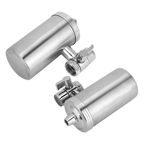 Miniatura 3 de UF - Filtro de agua para grifo de acero inoxidable, doble salida para fregadero de cocina, purificador de grifo con filtración de 7 etapas, núcleo