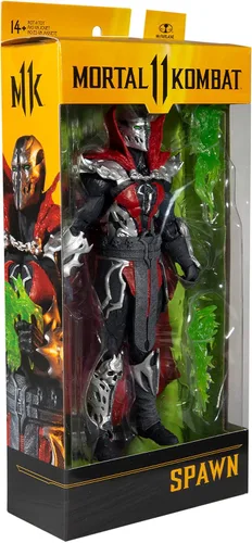 Miniatura 9 de McFarlane Toys Mortal Kombat Malefik Spawn Figura de acción de 7 pulgadas con accesorios