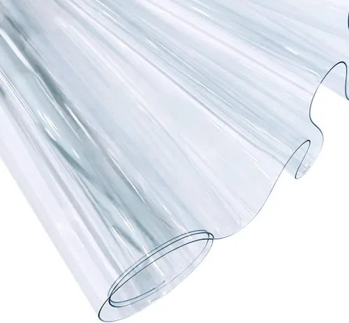 XHT 30x135cm Vinilo de PVC transparente, 0.4mm Lámina de neón de color sólido resistente al agua, tela super transparente con espejo para hacer