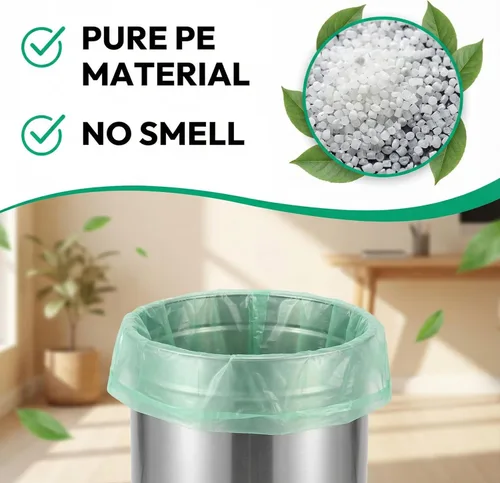 Miniatura 4 de Bolsas de basura pequeñas de 1.2 galones: YHEEL Bolsas de basura para baño sin perfume, bolsas de basura pequeñas, bolsas de basura fuertes y a