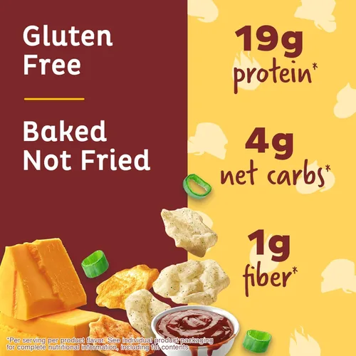 Miniatura 5 de Quest Nutrition Paquete Variado de Chips de Proteína, BBQ, Cheddar y Crema Agria, Crema Agria y Cebolla, Alto en Proteína, Bajo en Carbohidratos