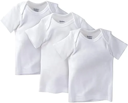 Miniatura 4 de Gerber Paquete de 3 camisetas sin cordones de manga corta para bebé niña