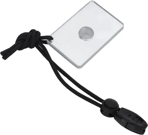 Miniatura 8 de Dilwe Espejo al aire libre, cristal reflector multifunción con cordón para acampar al aire libre, supervivencia, emergencia