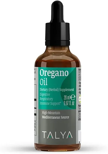 Miniatura 8 de TALYA Aceite de orégano 0.34 onzas líquidas Aceite de orégano líquido Apoyo inmunológico, alto contenido de carvacrol, salud digestiva Sin OMG