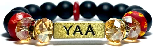 Miniatura 21 de Pulseras africanas tradicionales con nombre nacido en el día para mujeres de Ghana, materiales naturales, ajuste cómodo y holgado