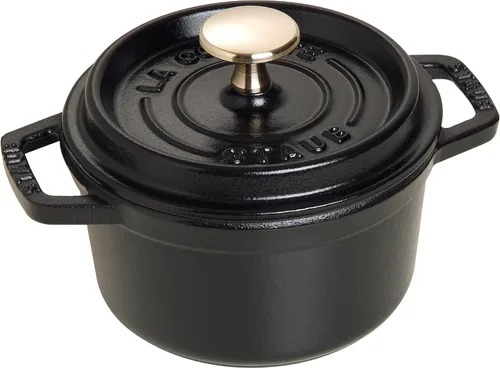 Miniatura 8 de staub La Cocotte Redondo 40500-106 Mini Pico Cocotte Redondo Gris 40500-106 - Maceta esmaltada a dos manos