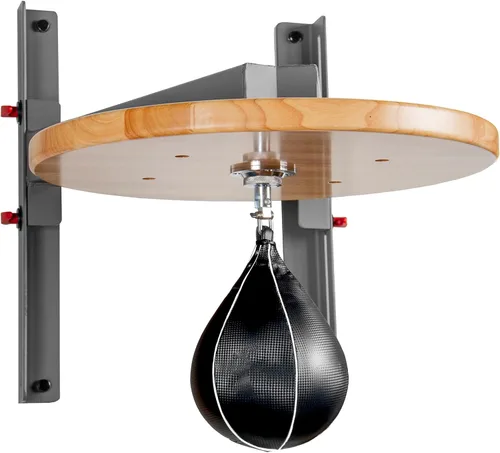 Miniatura 2 de XMark - Plataforma de pera de velocidad montada en pared con enganche giratorio para MMA y boxeo