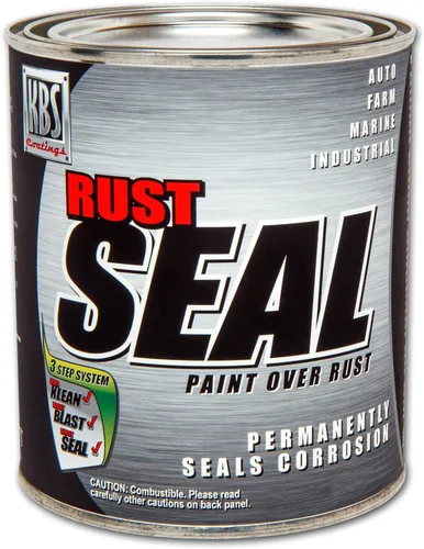 Miniatura 5 de Revestimiento para eliminar el óxido RustSeal KBS, Negro satinado Brillo negro