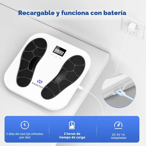 Miniatura 5 de EaseZen Masajeador de pies para neuropatía, estimulador de pies TENS EMS recargable con 10 modos, 20 intensidades, estimulador de circulación