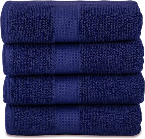 Miniatura 45 de MAURA Juego de toallas de baño de alta calidad, 100 % algodón, de 35 x 70 pulgadas, ultra absorbentes, de secado rápido, suaves, para baño, toallas