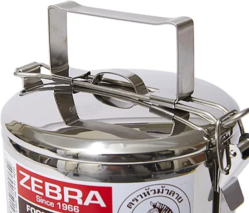 Miniatura 4 de Zebra Portador de alimentos de acero inoxidable