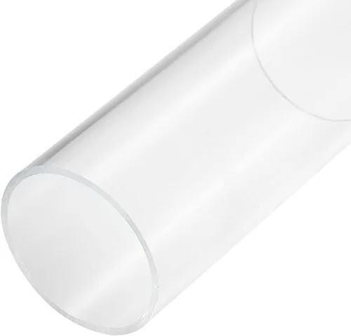 Miniatura 49 de MECCANIXITY Tubo acrílico transparente rígido redondo tubo 145 mm (5.7 ") ID 150 mm (6") OD 6" para lámparas y linternas, sistema de refrigeración