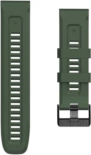 Miniatura 6 de REYDA Correa de silicona compatible con Garmin Fenix 7X/7X Pro/6X/6X Pro/5X/5X Plus/3/3 HR, 1.024 in, ajuste rápido, pulsera de silicona suave