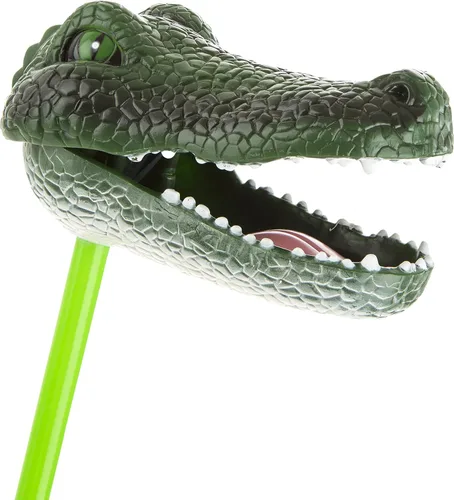 Miniatura 2 de Safari Ltd. Juguete pargo de cocodrilo, juguete de plástico con temática de pantano de 18 pulgadas, juguete educativo interactivo para niños a