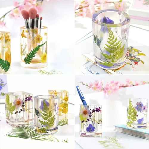 Miniatura 3 de Shotglasses - Molde de silicona epoxi para fundición de resina, hormigón, cemento, yeso DIY, altura cuboide 4.3 pulgadas Altura del cuboide 4.3