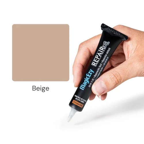 Miniatura 6 de MagicEzy Tile RepairEzy (Beige) - Kit de reparación de porcelana - Relleno resistente para reparación de astillas en azulejos, reparación