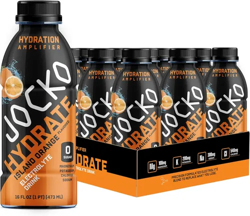 Miniatura 12 de Jocko Fuel Hydrate - Bebidas con electrolitos – Amplificador de hidratación de bebidas deportivas, saciador de la sed, mezcla de electrolitos