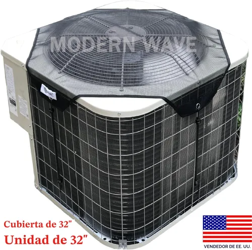 Miniatura 6 de MODERN WAVE Cubierta central de aire acondicionado para unidades exteriores 32 x 32 - Cubierta superior universal para aire acondicionado