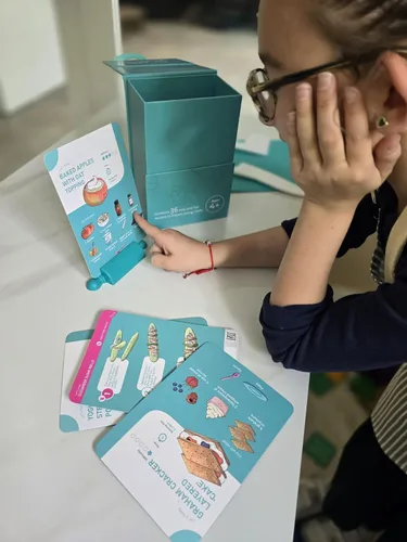 Miniatura 5 de Mi primera caja de recetas para niños: recetas inspiradas en Montessori, fáciles de seguir con guías visuales. Libro de cocina para niños a partir