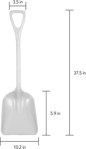 Miniatura 2 de Remco 69815 - Pala de una pieza, 11", PP, Blanca