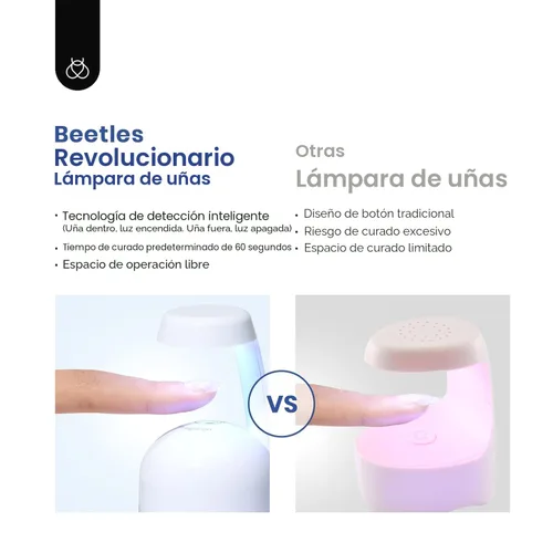 Miniatura 6 de Kit de uñas de gel Beetles Short Almond, set de 240 piezas de extensión de uñas fácil con puntas transparentes en forma de almendra, pegamento