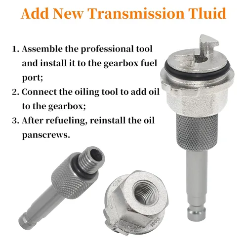 Miniatura 4 de Herramienta de llenado de aceite de transmisión de metal, compatible con fluido de transmisión ATF de 9 velocidades 9G-Tronic 725.0 de Mercedes